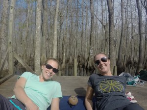 Getting some sun in the afternoon. 